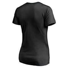 Boston Bruins Women's Mascot In Bounds V-Neck T-Shirt Black