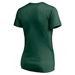 Minnesota Wild - Women's Mascot In Bounds V-Neck T-Shirt Green