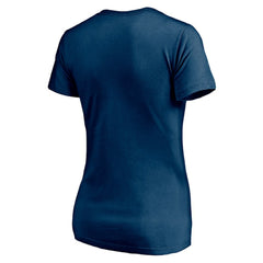 Seattle Kraken Women's Mascot In Bounds V-Neck T-Shirt Deep Sea Blue