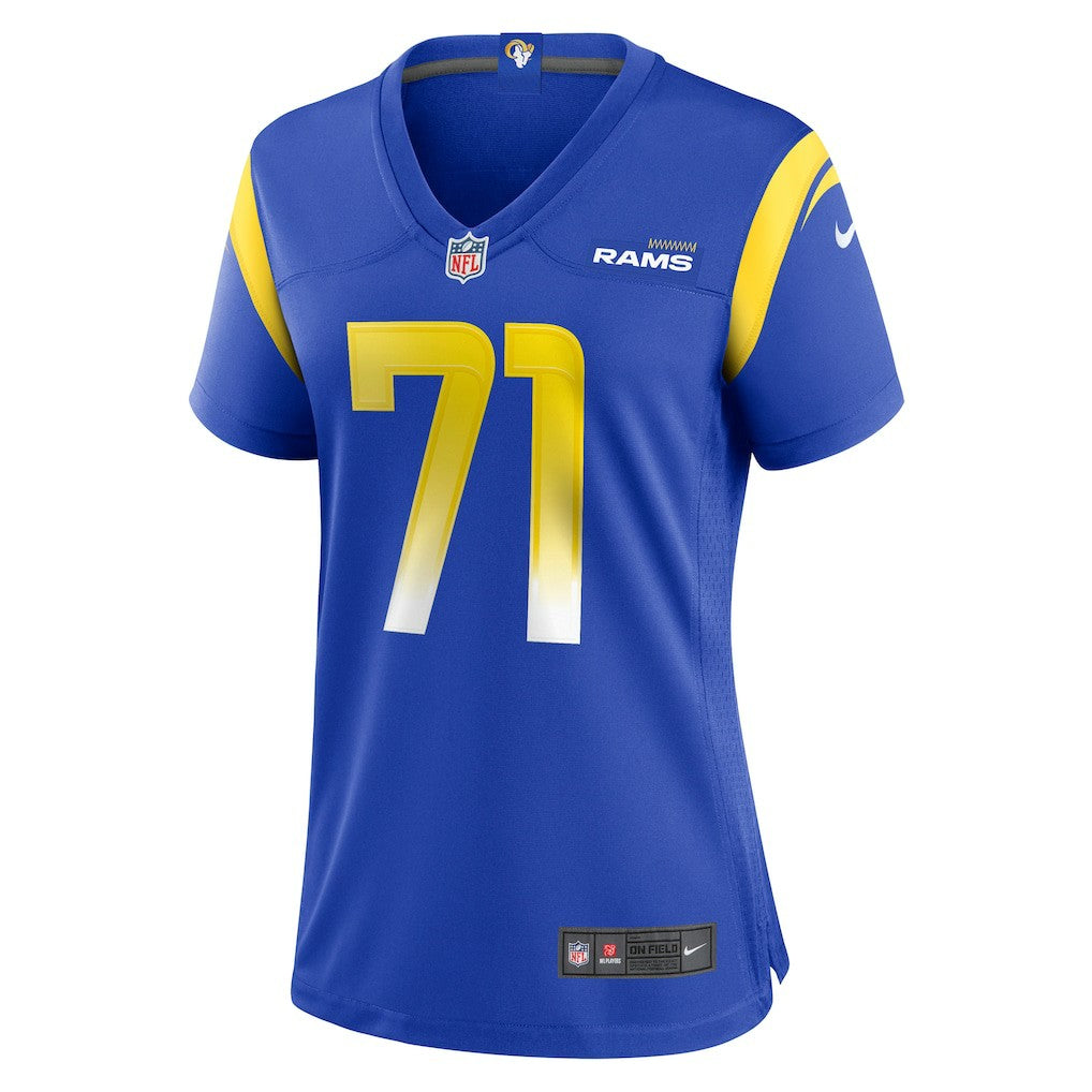 Warren McClendon Jr. Los Angeles Rams Women's Team Game Jersey Royal - Nike