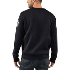 Boston Bruins Starter x NHL Black Ice Cross Check Pullover Sweatshirt Black