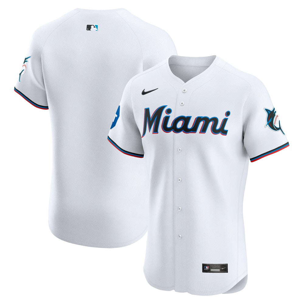 Miami Marlins Nike Home Elite Patch Jersey Lifestyle