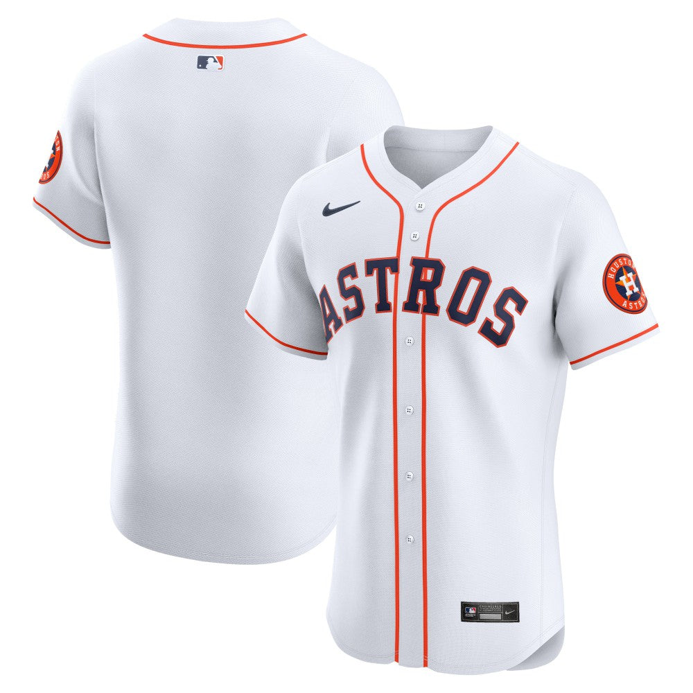 Houston Astros Nike Home Vapor Premier Elite Patch Jersey Sale