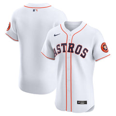 Houston Astros Nike Home Vapor Premier Elite Patch Jersey Sale