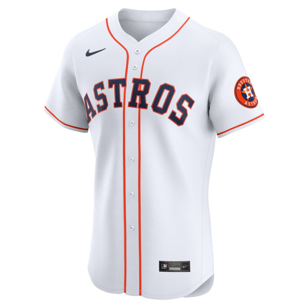 Houston Astros Nike Home Vapor Premier Elite Patch Jersey Sale