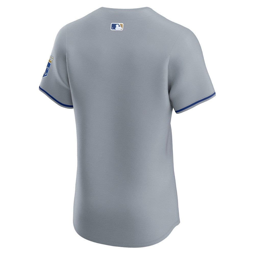 Kansas City Royals Nike Road Vapor Premier Elite Patch Jersey Sale