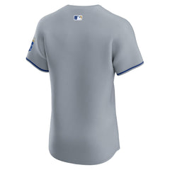 Kansas City Royals Nike Road Vapor Premier Elite Patch Jersey Sale
