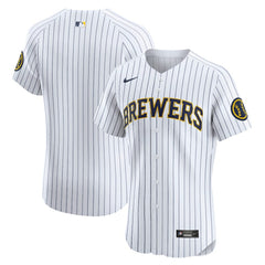 Milwaukee Brewers Nike Alternate Vapor Premier Elite Patch Jersey Online