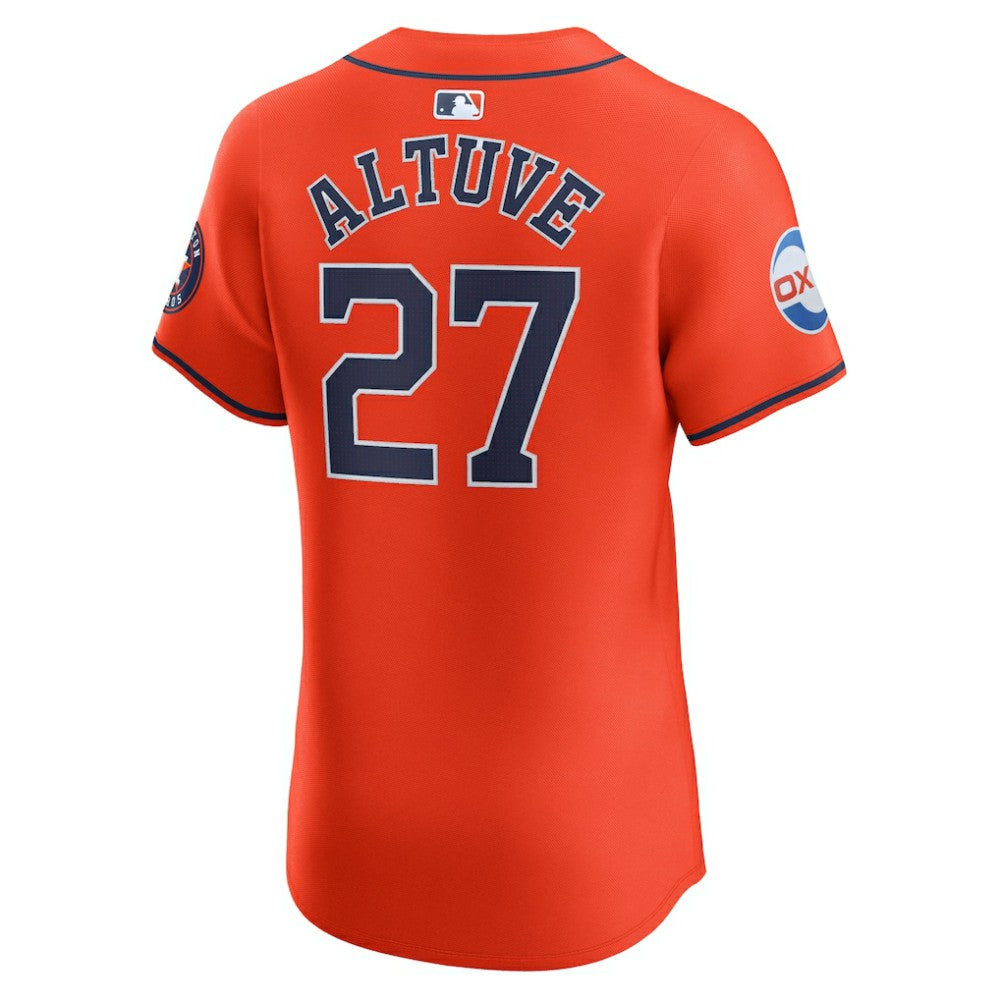 Jose Altuve Houston Astros Nike Alternate Elite Sponsor Patch Player Jersey On Sale