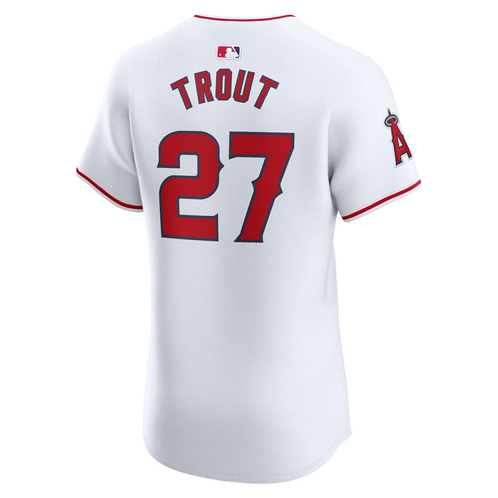 Mike Trout Los Angeles Angels Nike Home Elite Player Jersey On Sale