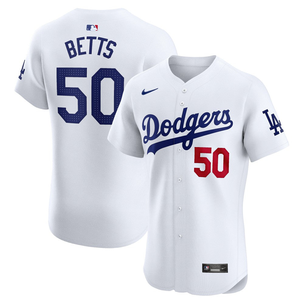 Mookie Betts Los Angeles Dodgers Nike Home Elite Jersey for sale
