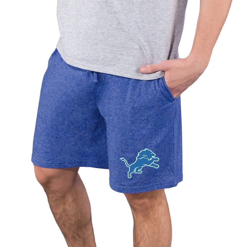 Detroit Lions Concepts Sport Quest Knit Jam Shorts Blue - NFL