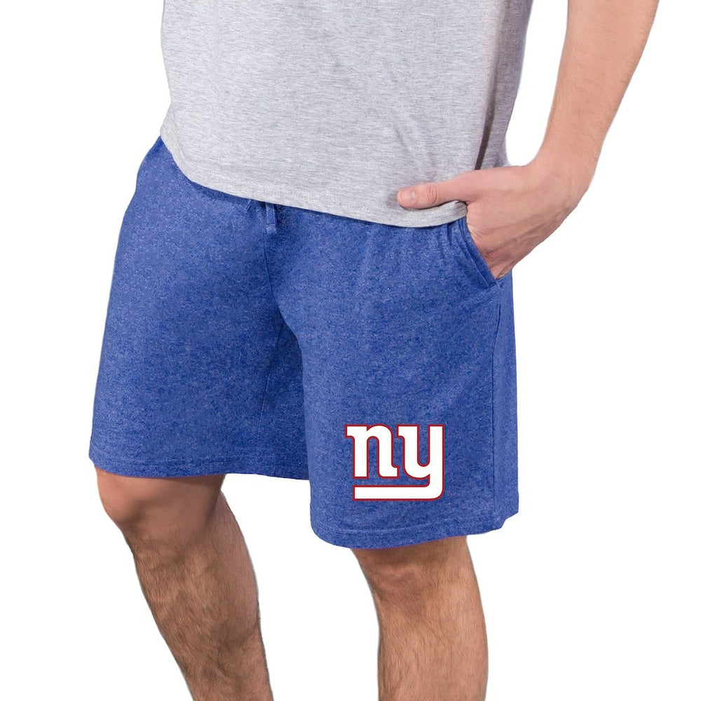 New York Giants Concepts Sport Quest Knit Jam Shorts Royal - NFL