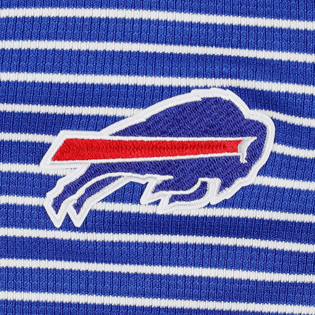 Buffalo Bills Antigua Women's Maverick Waffle Henley Long Sleeve T-Shirt Royal - NFL