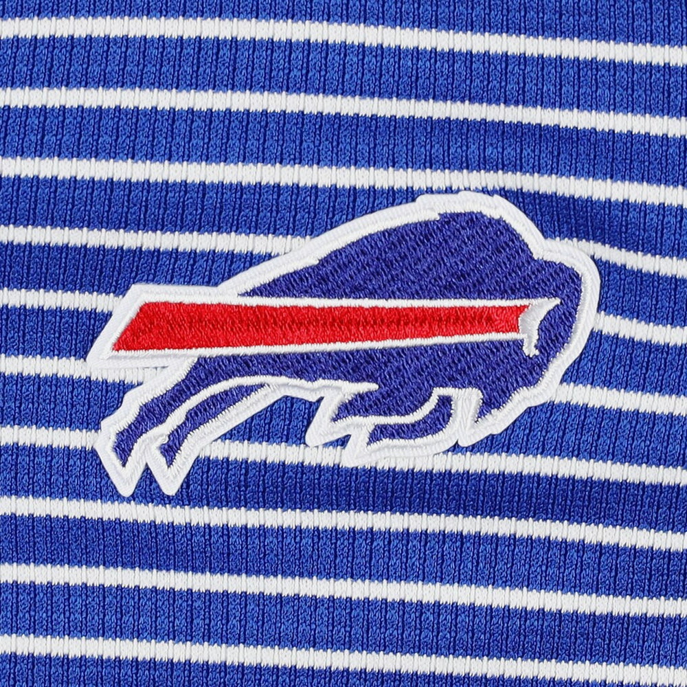 Buffalo Bills Antigua Women's Maverick Waffle Henley Long Sleeve T-Shirt Royal - NFL