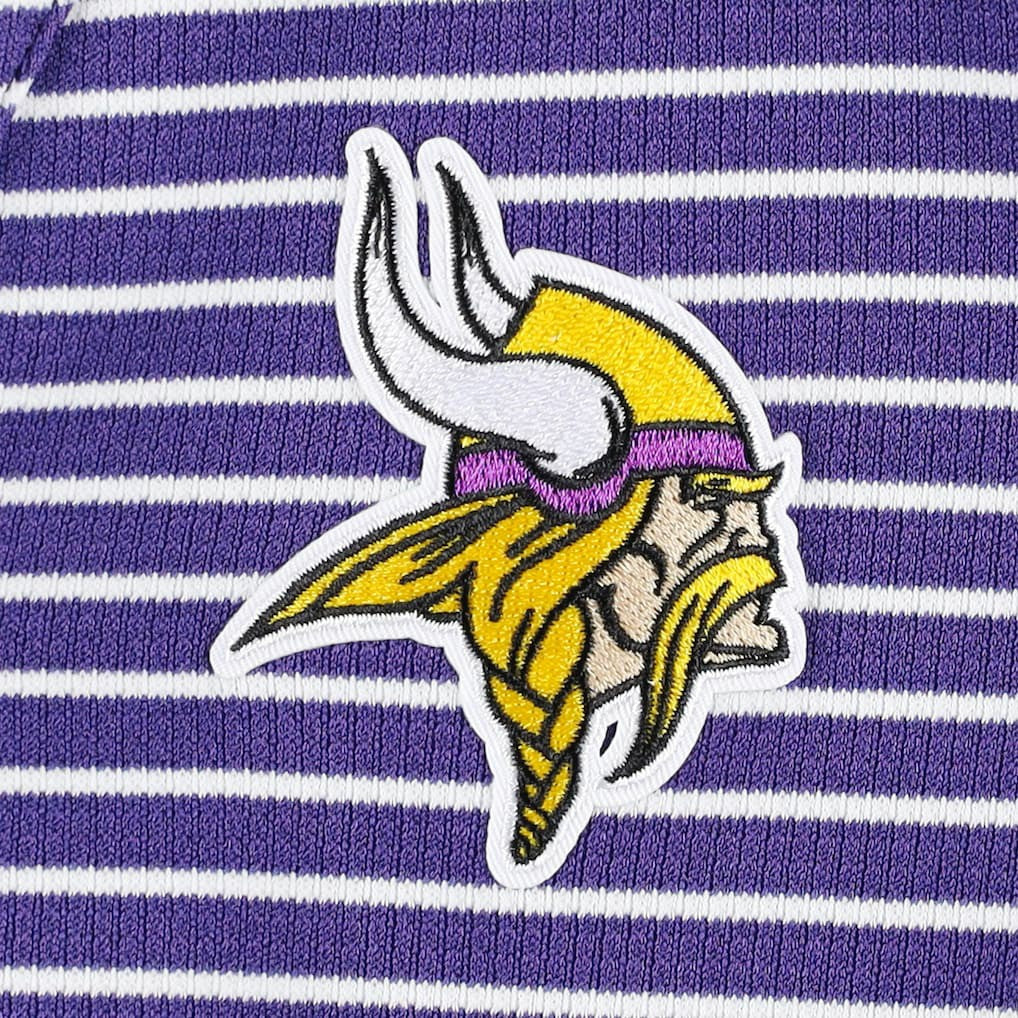 Minnesota Vikings Antigua Women's Maverick Waffle Henley Long Sleeve T-Shirt Purple - NFL