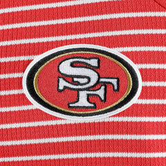 San Francisco 49ers Antigua Women's Maverick Waffle Henley Long Sleeve T-Shirt Scarlet - NFL
