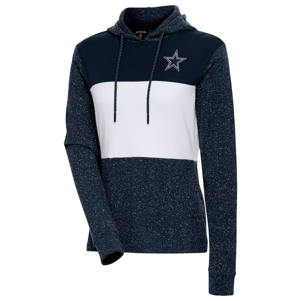 Dallas Cowboys Antigua Women's Wicket Pullover Hoodie Navy - NFL