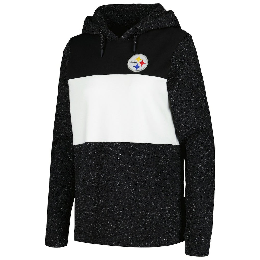 Pittsburgh Steelers Antigua Women's Wicket Pullover Hoodie Black - NFL