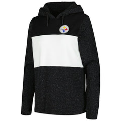Pittsburgh Steelers Antigua Women's Wicket Pullover Hoodie Black - NFL