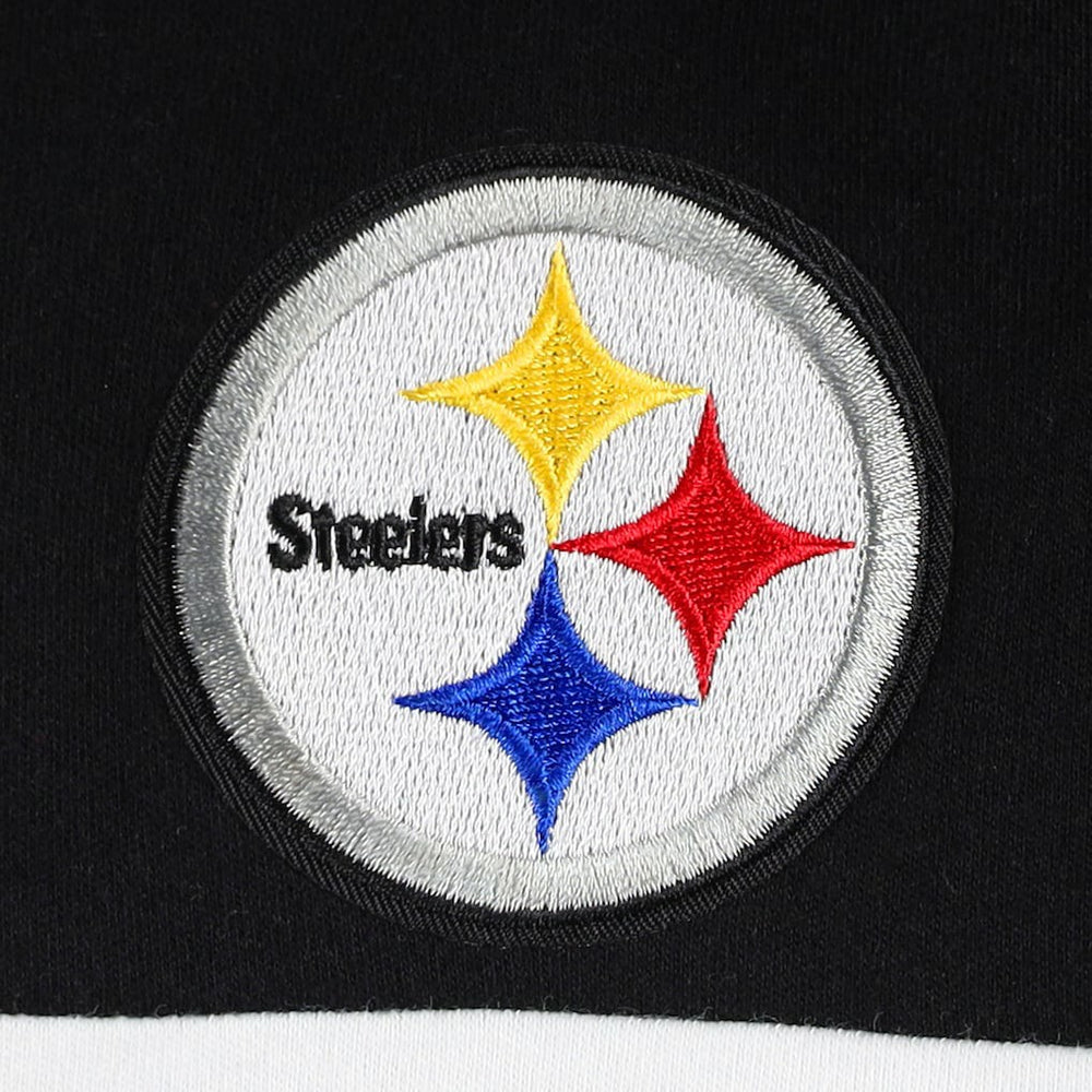 Pittsburgh Steelers Antigua Women's Wicket Pullover Hoodie Black - NFL