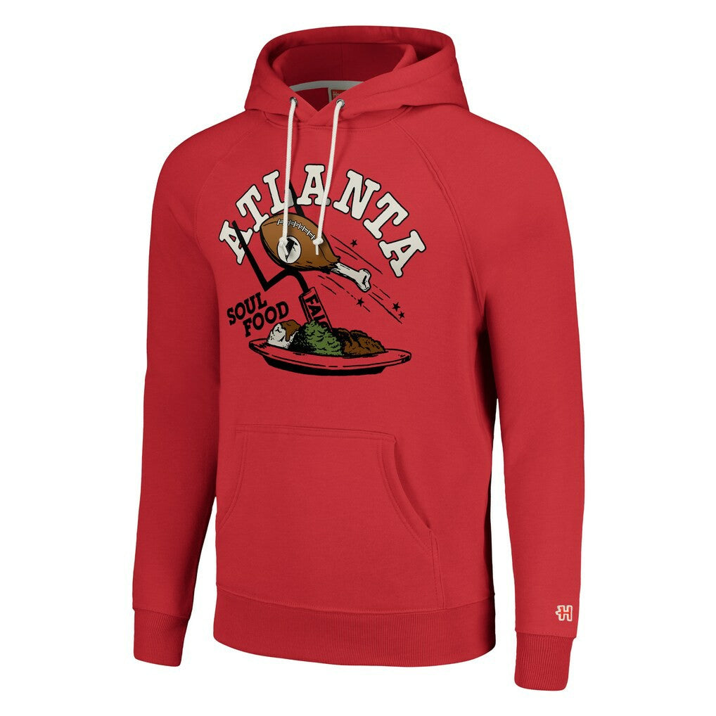 Atlanta Falcons Homage Unisex NFL x Guy Fieri’s Flavortown Tri-Blend Pullover Hoodie Red - NFL