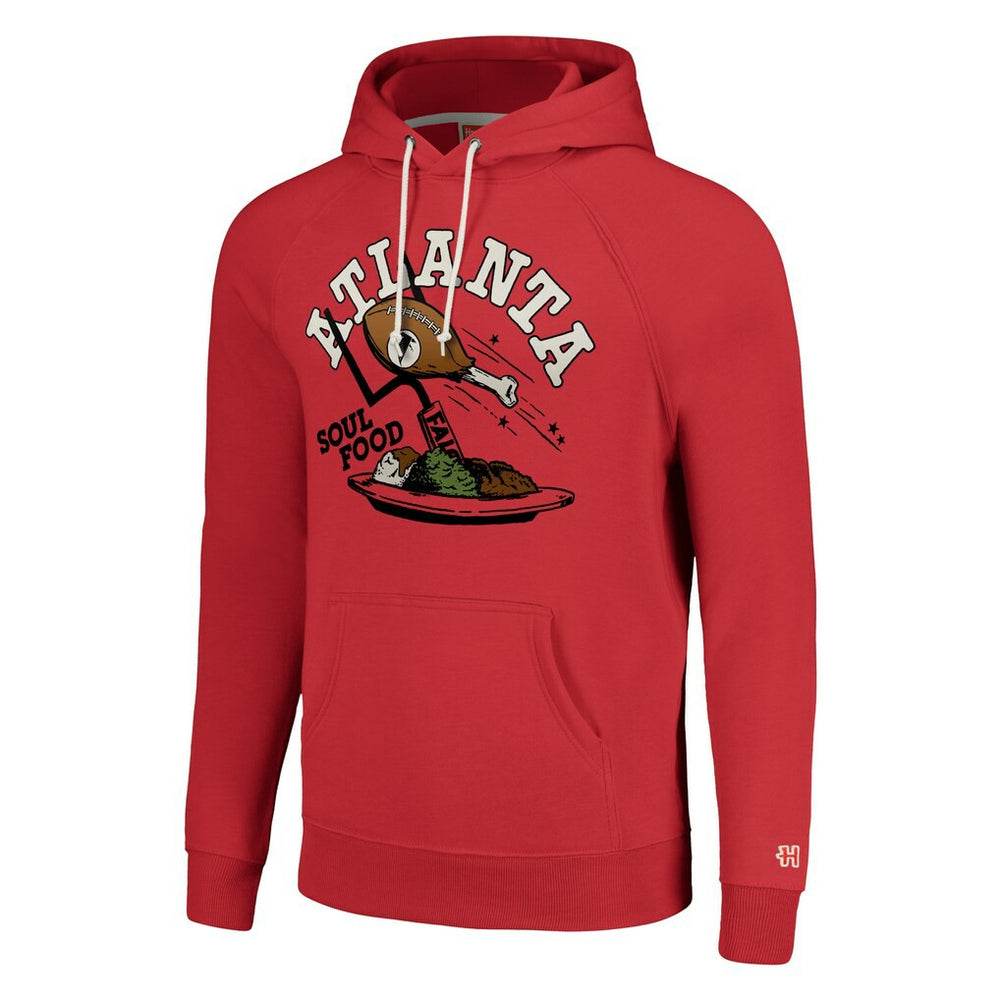 Atlanta Falcons Homage Unisex NFL x Guy Fieri’s Flavortown Tri-Blend Pullover Hoodie Red - NFL