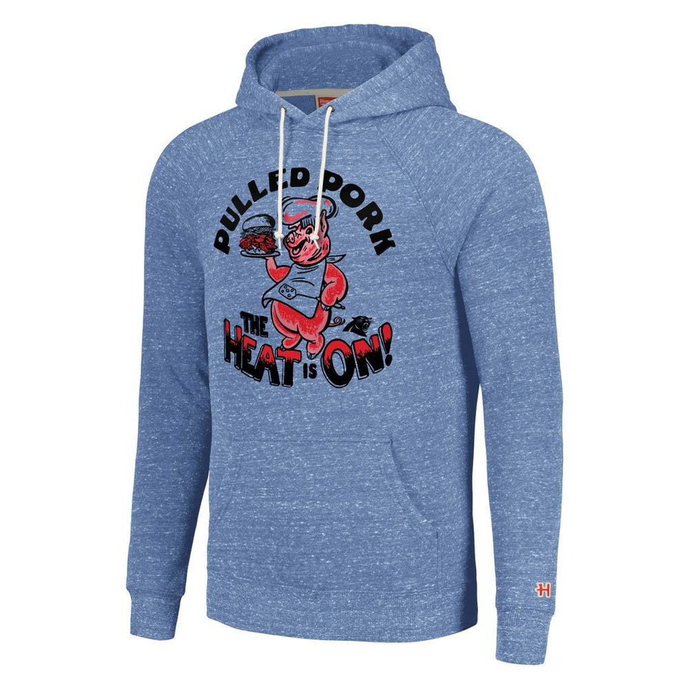Carolina Panthers Homage Unisex NFL x Guy Fieri’s Flavortown Tri-Blend Pullover Hoodie Light Blue - NFL