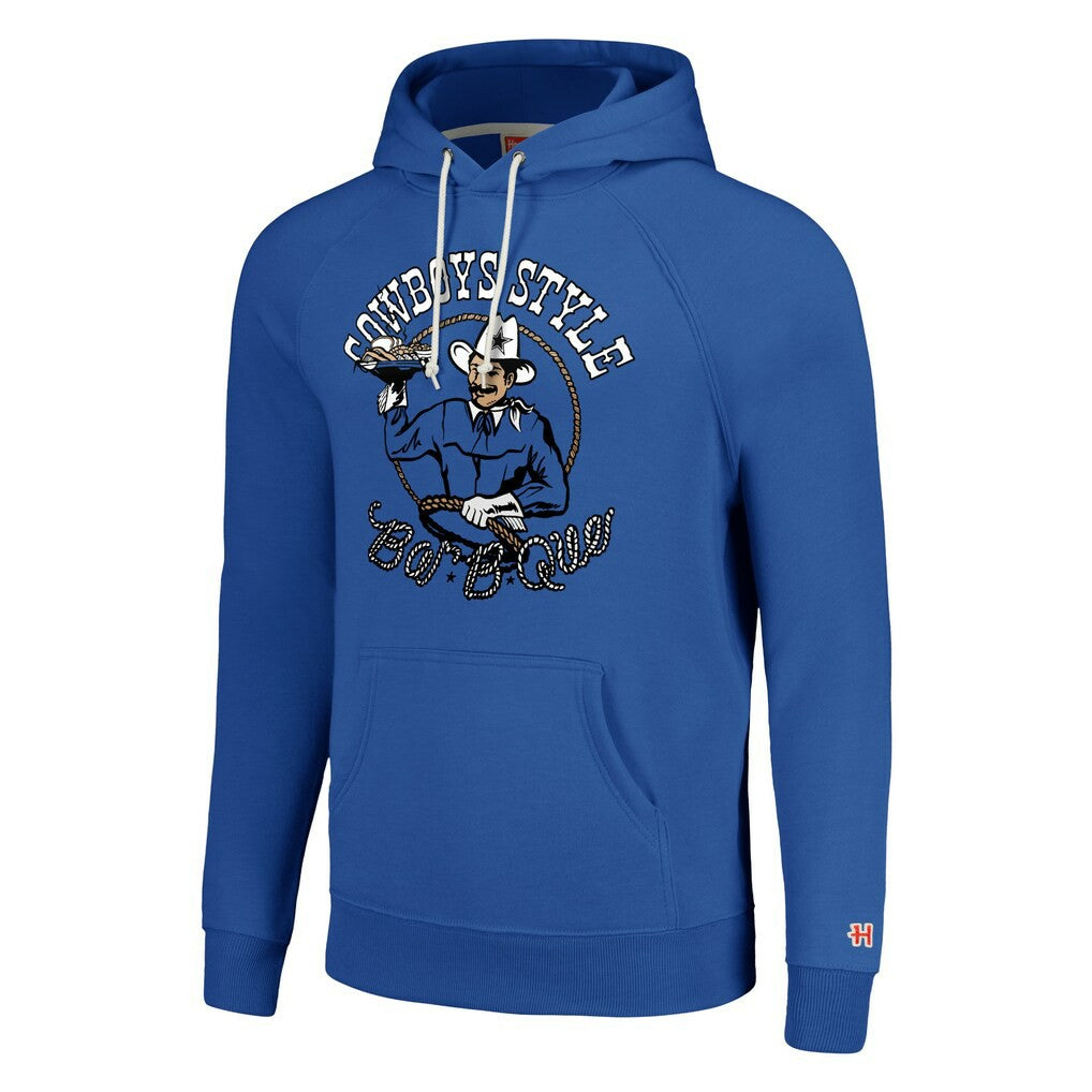 Dallas Cowboys Homage Unisex NFL x Guy Fieri’s Flavortown Tri-Blend Pullover Hoodie Royal - NFL
