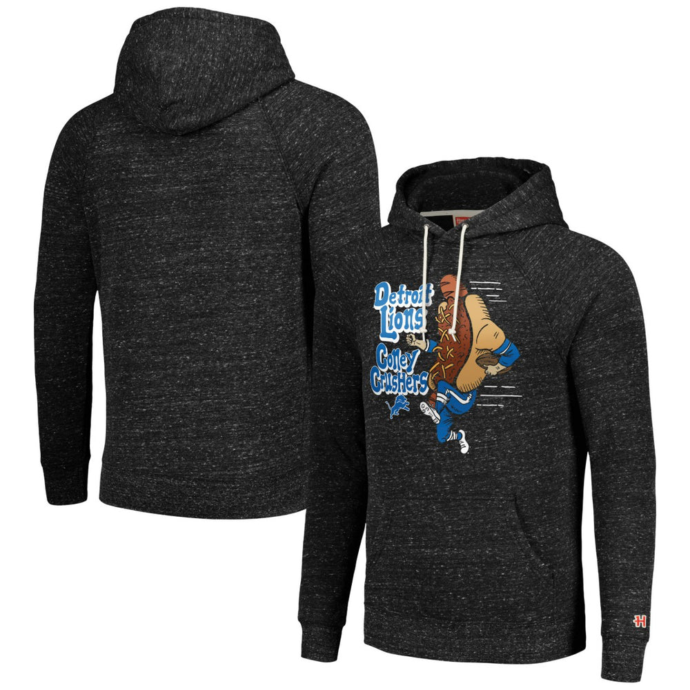 Detroit Lions Homage Unisex NFL x Guy Fieri’s Flavortown Tri-Blend Pullover Hoodie Charcoal - NFL