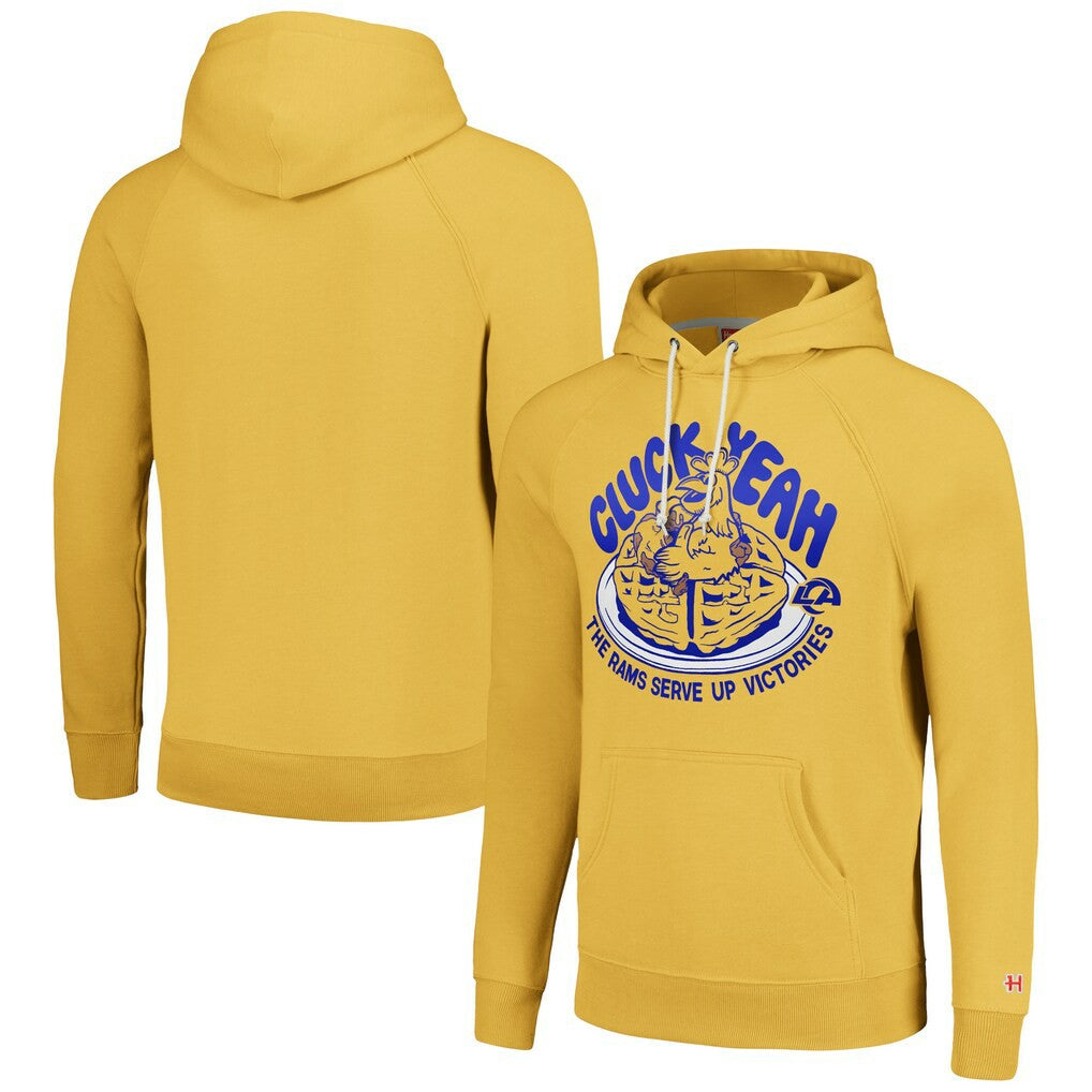 Los Angeles Rams Homage Unisex NFL x Guy Fieri’s Flavortown Tri-Blend Pullover Hoodie Gold - NFL