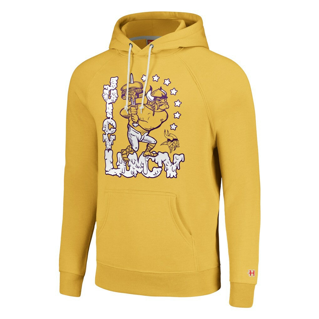 Minnesota Vikings Homage Unisex NFL x Guy Fieri’s Flavortown Tri-Blend Pullover Hoodie Gold - NFL