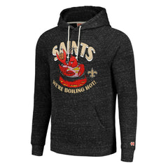 New Orleans Saints Homage Unisex NFL x Guy Fieri’s Flavortown Tri-Blend Pullover Hoodie Charcoal - NFL