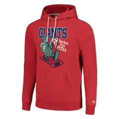 New York Giants Homage Unisex NFL x Guy Fieri’s Flavortown Tri-Blend Pullover Hoodie Red - NFL