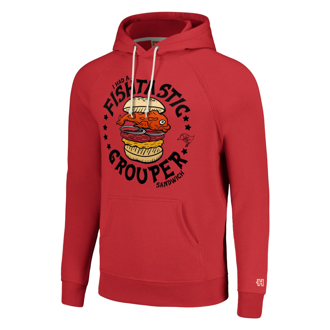 Tampa Bay Buccaneers Homage Unisex NFL x Guy Fieri’s Flavortown Tri-Blend Pullover Hoodie Red - NFL