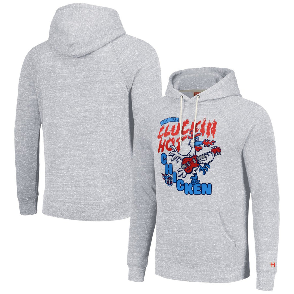 Tennessee Titans Homage Unisex NFL x Guy Fieri’s Flavortown Tri-Blend Pullover Hoodie Ash - NFL