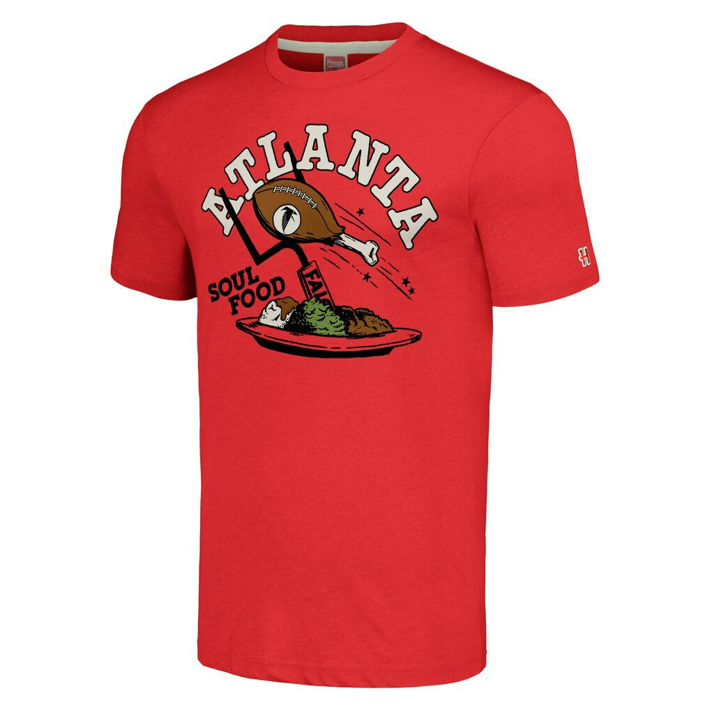Atlanta Falcons Homage Unisex NFL x Guy Fieri’s Flavortown Tri-Blend T-Shirt Red - NFL