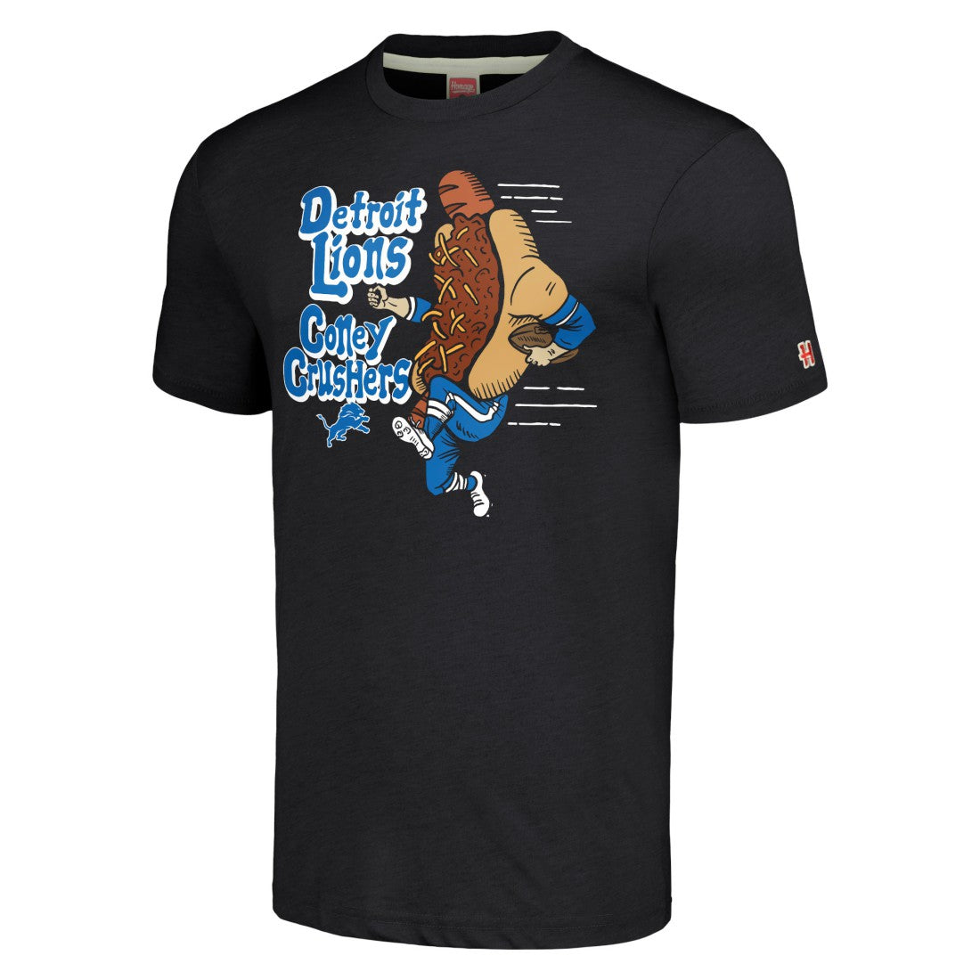 Detroit Lions Homage Unisex NFL x Guy Fieri’s Flavortown Tri-Blend T-Shirt Charcoal - NFL