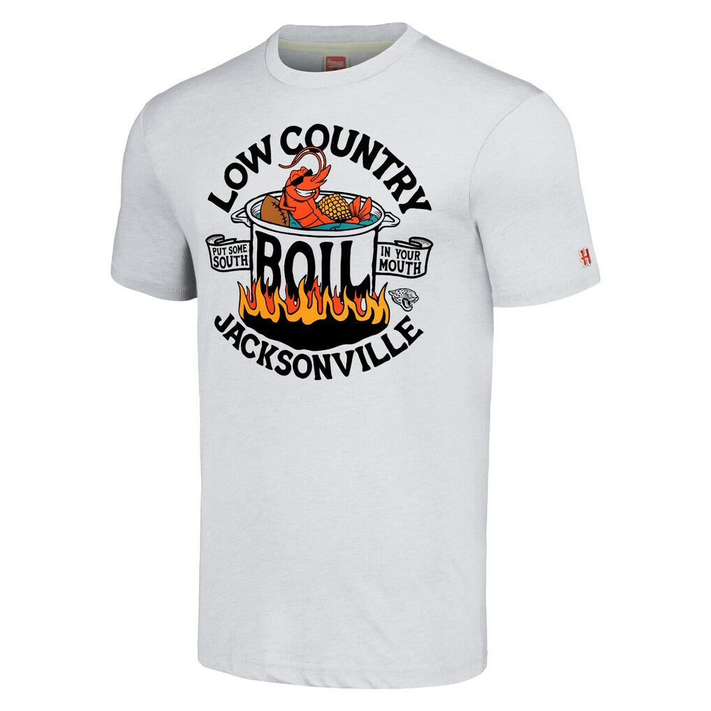 Jacksonville Jaguars Homage Unisex NFL x Guy Fieri’s Flavortown Tri-Blend T-Shirt Ash - NFL