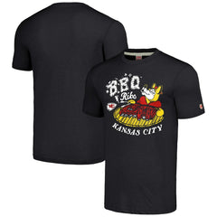 Kansas City Chiefs Homage Unisex NFL x Guy Fieri’s Flavortown Tri-Blend T-Shirt Charcoal - NFL