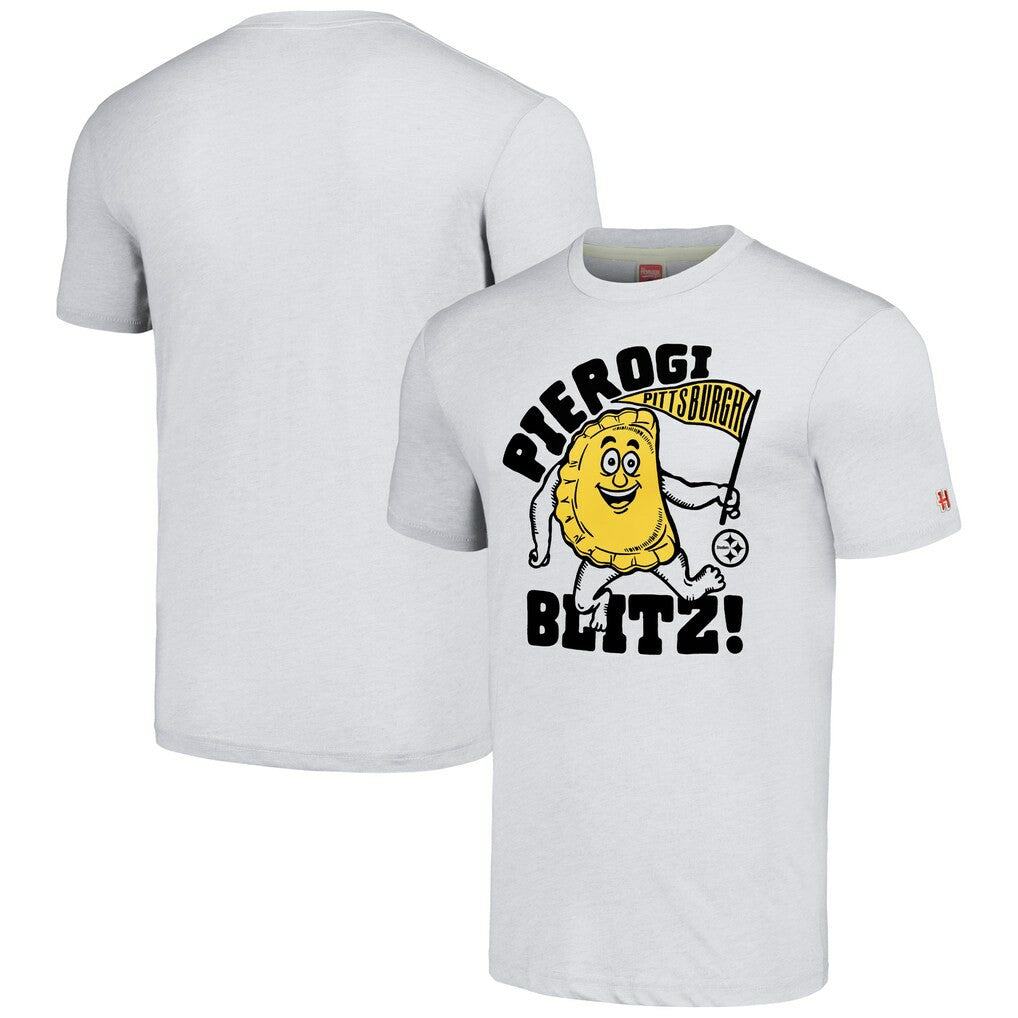 Pittsburgh Steelers Homage Unisex NFL x Guy Fieri’s Flavortown Tri-Blend T-Shirt Ash - NFL