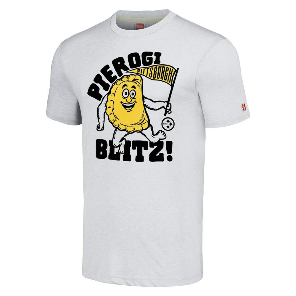 Pittsburgh Steelers Homage Unisex NFL x Guy Fieri’s Flavortown Tri-Blend T-Shirt Ash - NFL