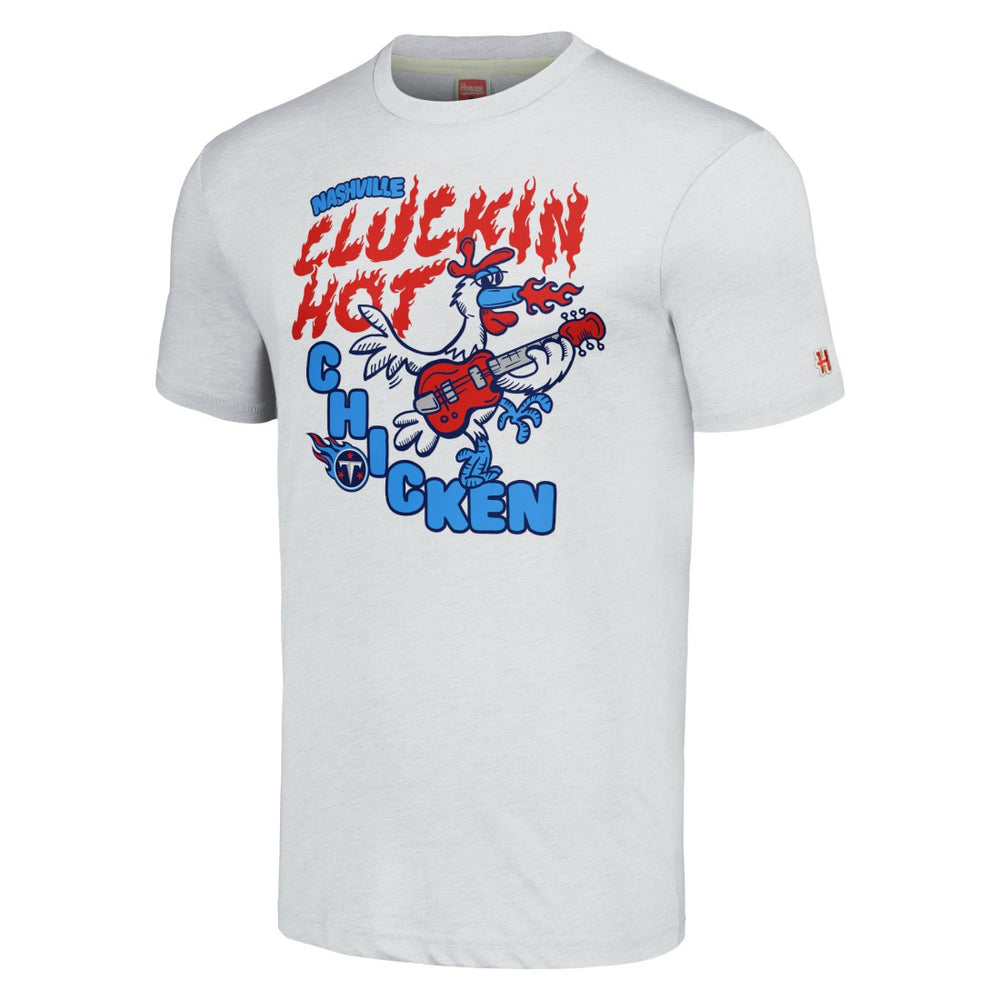 Tennessee Titans Homage Unisex NFL x Guy Fieri’s Flavortown Tri-Blend T-Shirt Ash - NFL