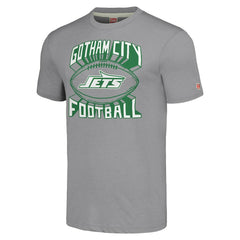 New York Jets Homage Hyper Local Tri-Blend T-Shirt Gray - NFL