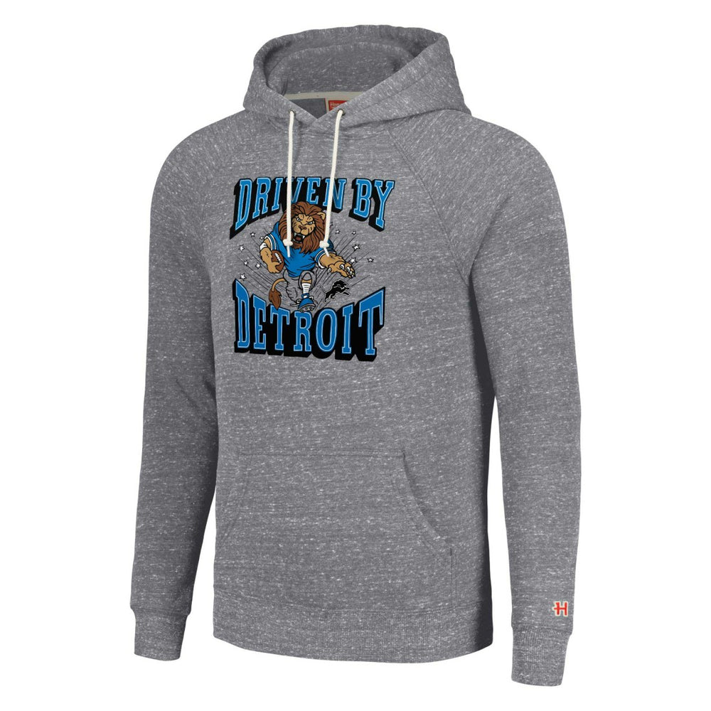 Detroit Lions Homage Unisex Hyperlocal Raglan Pullover Hoodie Gray - NFL