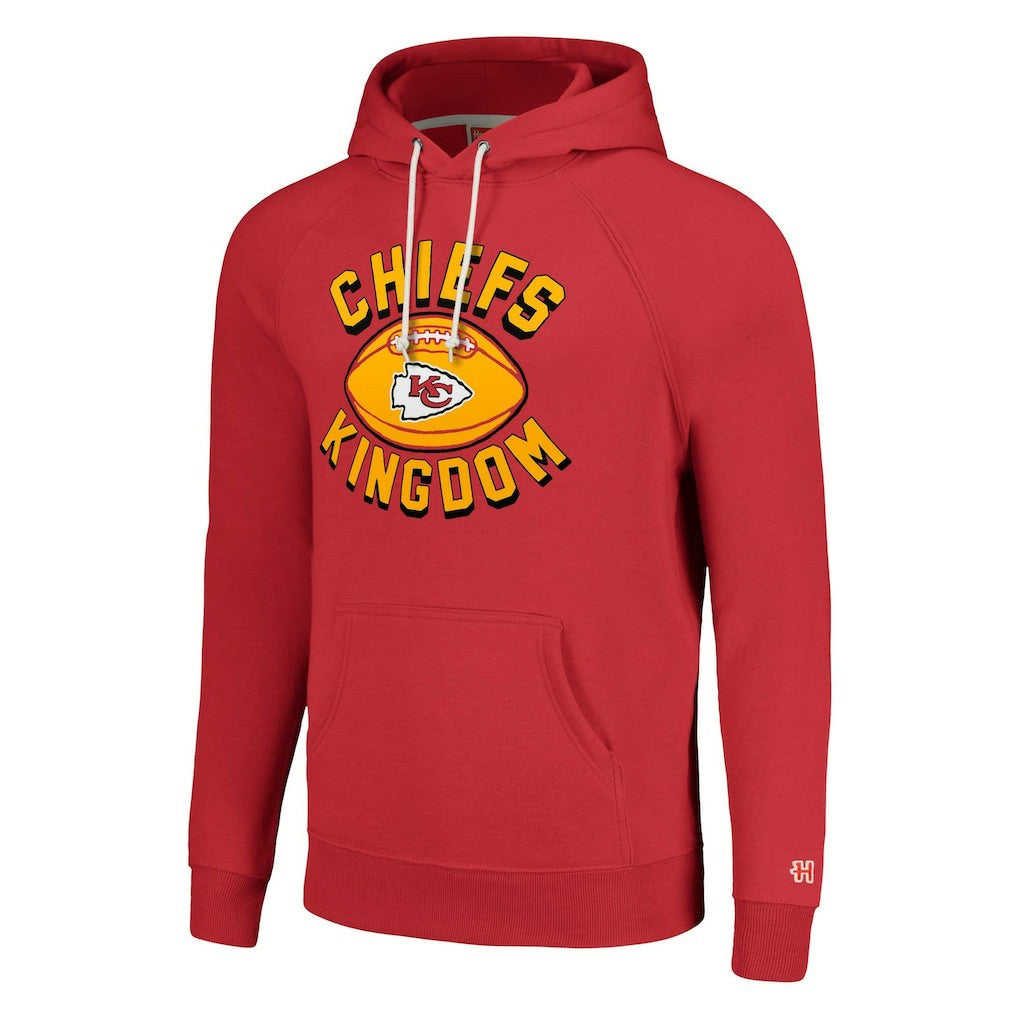 Kansas City Chiefs Homage Unisex Hyperlocal Raglan Pullover Hoodie Red - NFL