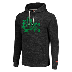 Philadelphia Eagles Homage Unisex Hyperlocal Raglan Pullover Hoodie Charcoal - NFL