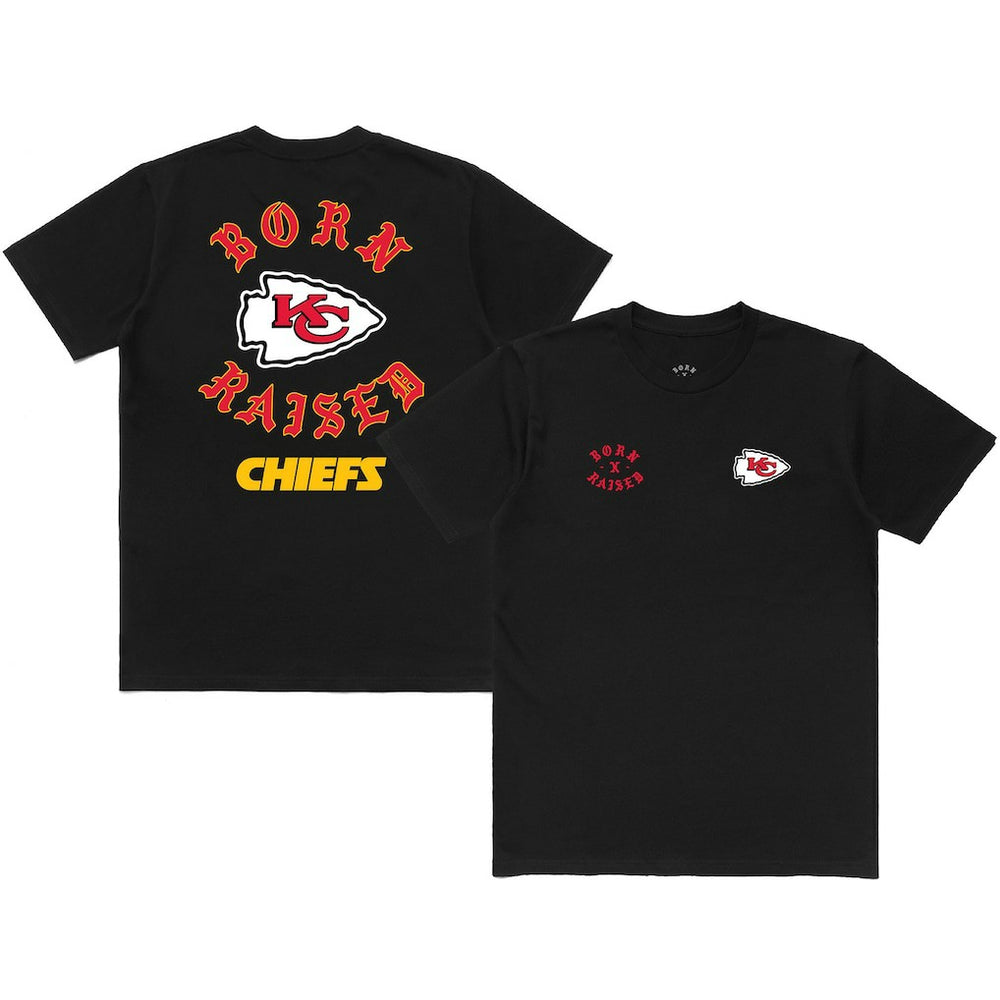 Kansas City Chiefs Born x Raised Unisex T-Shirt Black - NFL