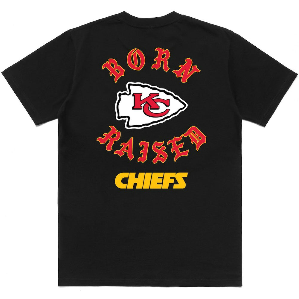Kansas City Chiefs Born x Raised Unisex T-Shirt Black - NFL