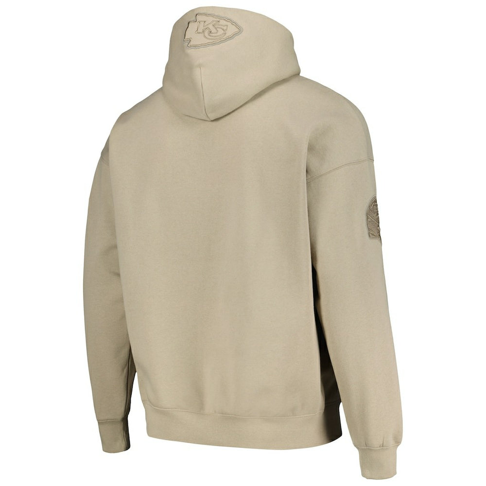 Kansas City Chiefs Pro Standard Player Name & Number Pullover Hoodie Tan - NFL